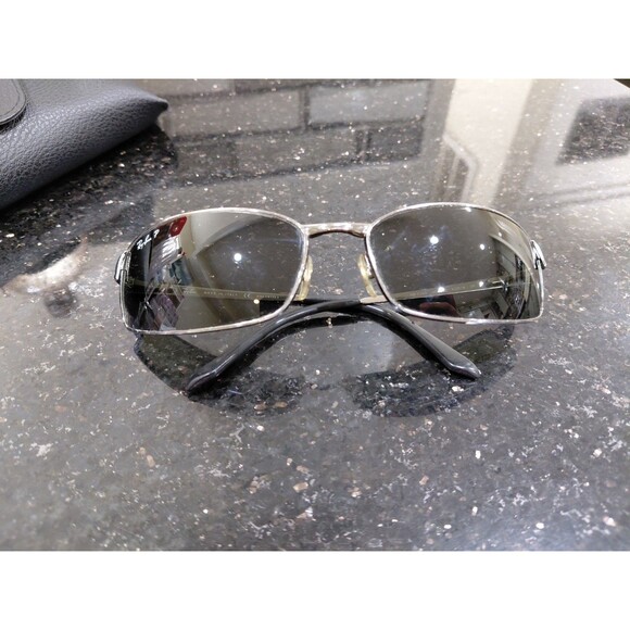 Ray Ban RB 3269 Polarized 004/58 63-18  3P Black Metallic Unisex - Picture 2 of 16